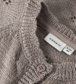 Name It Striktrøjer*Cardigan - Uld - Strik - NbfWrilla - Satellite