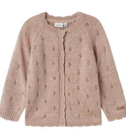 Striktrøjer-Name It Cardigan - Uld - Strik - NmfWrilla - Shadow Gray