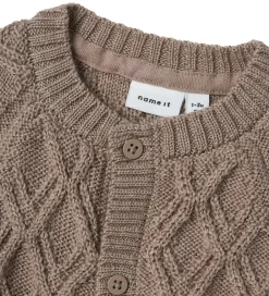 Striktrøjer-Name It Cardigan - Uld - Strik - NbnWruni - Satellite