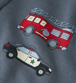 Name It Cardigans*Cardigan m. Hætte - NmmVoltinus - Flint Stone/Fire Truck