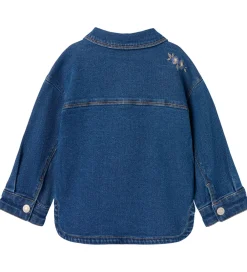 Name It Overgangsjakker*Denimjakke - NmfKara - Dark Blue Denim/Flower