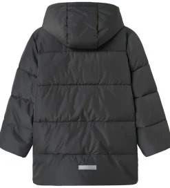 Overgangsjakker|Dunjakker Og Dynejakker-Name It Dynejakke - Noos - NkmMedow03 - Grey Pinstripe
