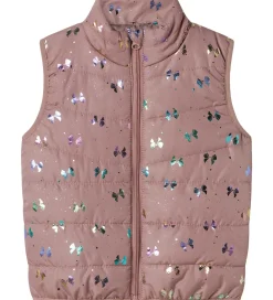 Veste|Dunveste Og Dyneveste-Name It Dynevest - NmfMylane - Woodrose m. Sløfer