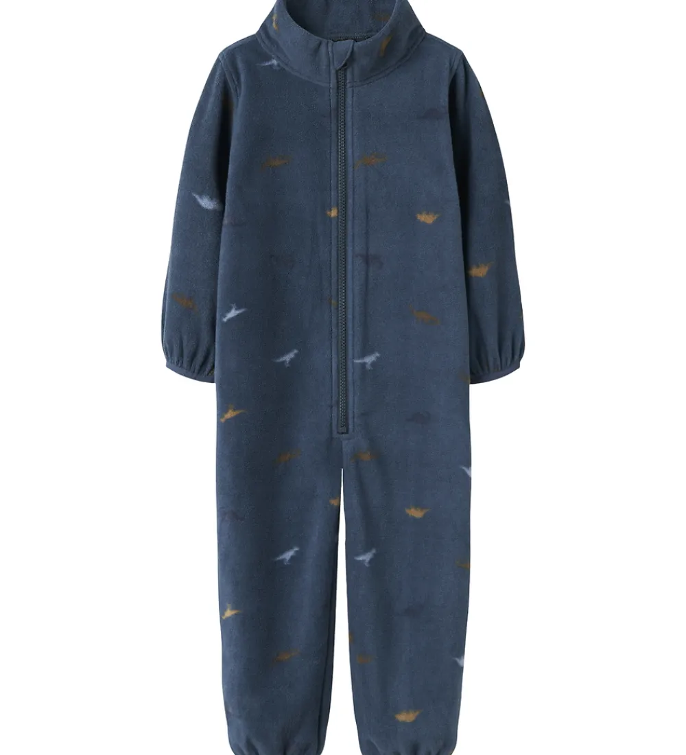 Fleece-Name It Fleecedragt - NmnSpektra - Spellbound m. Dinoer
