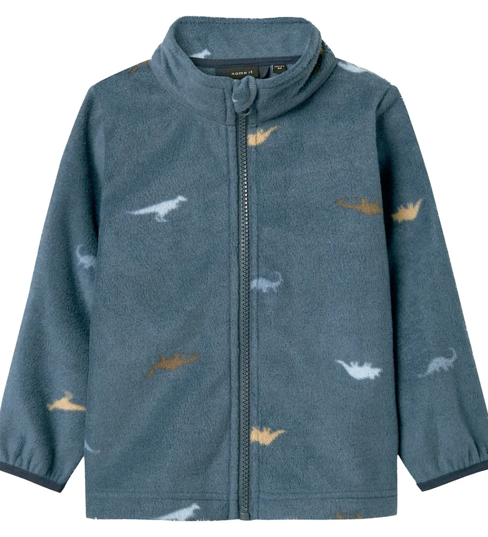 Name It Fleece*Fleecejakke - NmnSpektra - Spellbound m. Dinoer