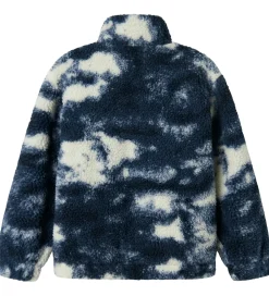Name It Fleece*Fleecejakke - Teddy - NkmMilou - Navy Blazer m. Mønster