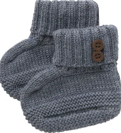 Hjemmesko-Name It Futter - Uld - Strik - NbmWrilla - Folkstone Gray