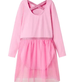 Name It Gymnastiktøj*Gymnastikdragt - NmfJustine - Pastel Lavender m. Katte
