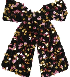 Name It Hårspænder*Hårspænde m. Sløjfe - NkfRunica - Gold Colour m. Paliett