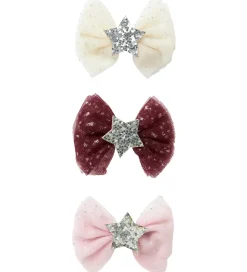 Name It Hårspænder|Hårpynt*Hårspænder - 3-pak - NmfRestar - Keepsake Lilac