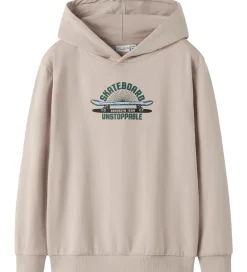 Name It Sweatshirts*Hættetrøje - NkmVugo - Mushroom/ Unstoppable