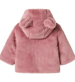 Name It Fleece*Jakke - Imiteret Pels - NbfMila - Lilas