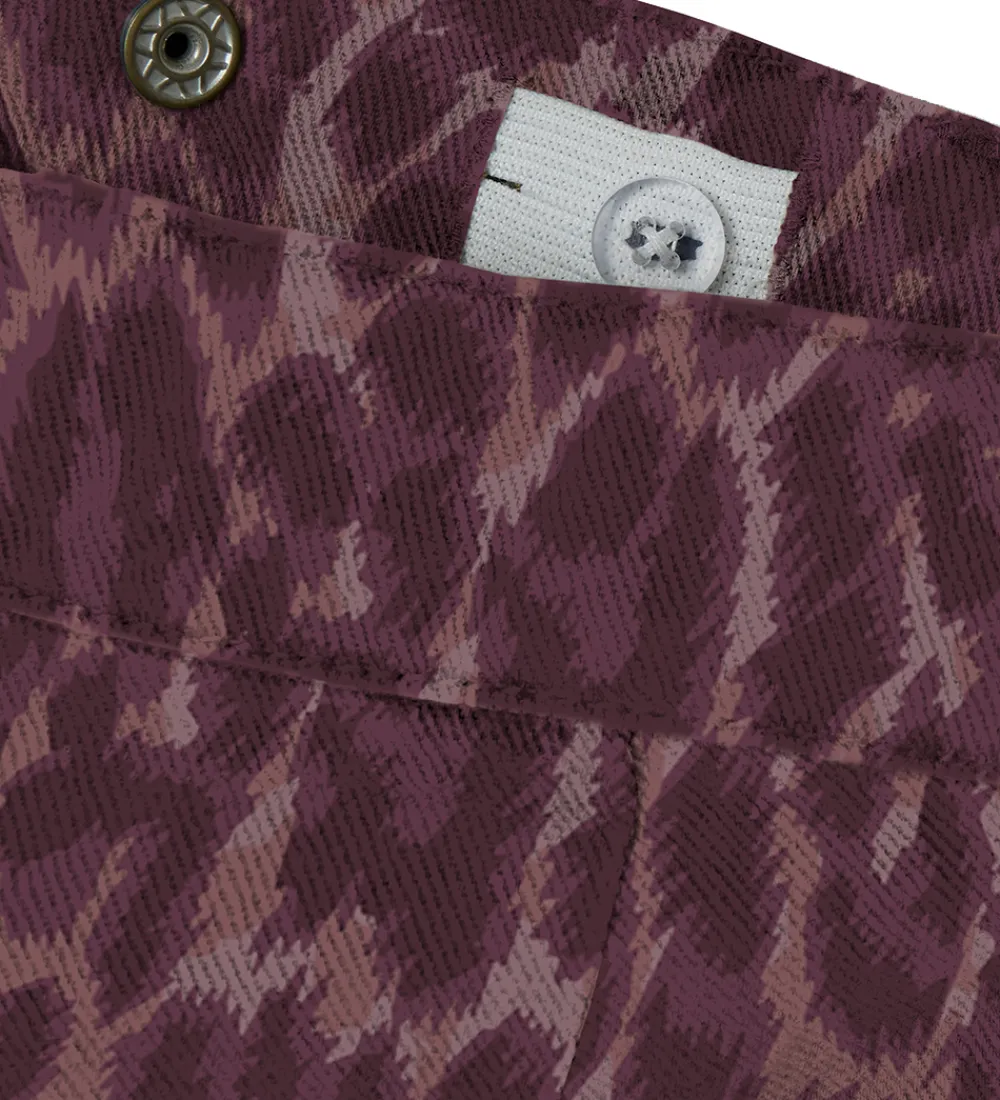 Name It Bukser Og Jeans*Jeans - Wide - NkfRose - Burgundy/Leo