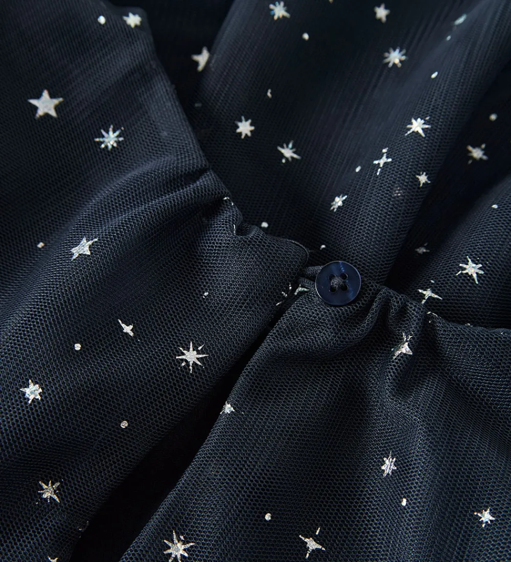 Kjoler-Name It Kjole - NmfVabos - Navy Blazer/Starry Sky