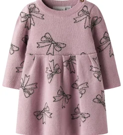 Name It Kjoler|Juletøj*Kjole - Strik - NbfRebowie - Keepsake Lilac
