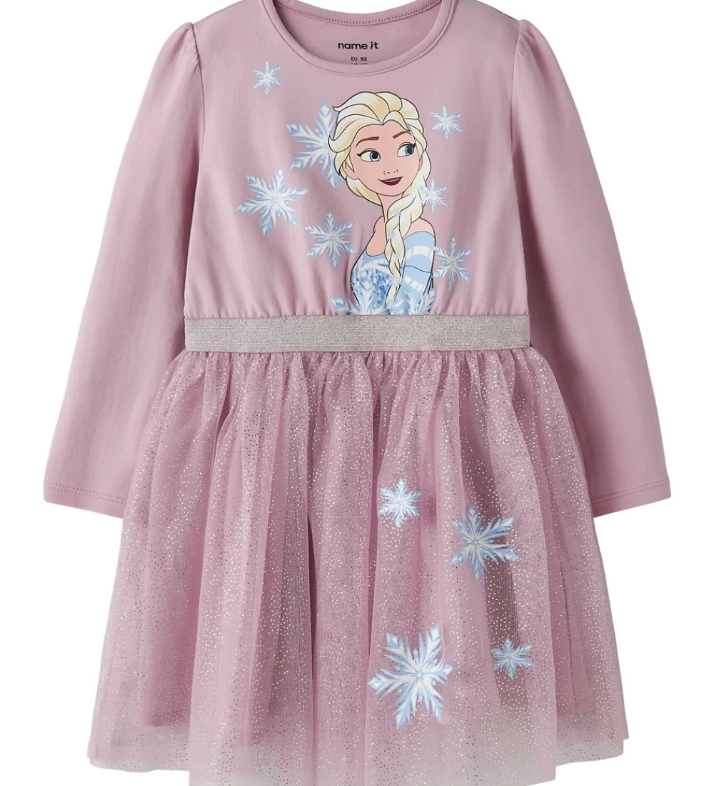 Kjoler-Name It Kjole - Tyl - NmfOsimi - Frost - Keepsake Lilac