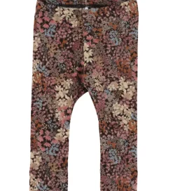 Leggings-Name It Leggings - NbfResa - Chocolate Brown