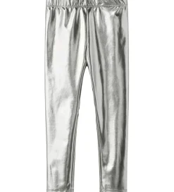 Leggings-Name It Leggings - NmfRispa - Silver