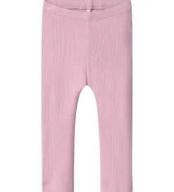 Name It Leggings|Unisex-Tøj*Leggings - Rib - NbnKab - Fragrant Lilac