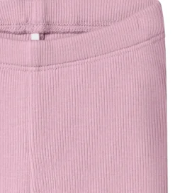 Name It Leggings|Unisex-Tøj*Leggings - Rib - NbnKab - Fragrant Lilac