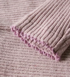 Name It Leggings|Juletøj*Leggings - Rib - NbfRosally - Keepsake Lilac m. Glimmer