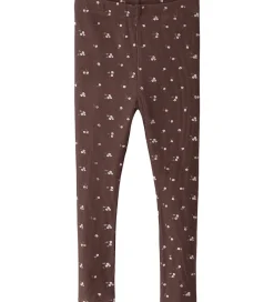 Leggings-Name It Leggings - Rib - NmfSoho - Peppercorn