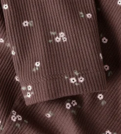 Leggings-Name It Leggings - Rib - NmfSoho - Peppercorn