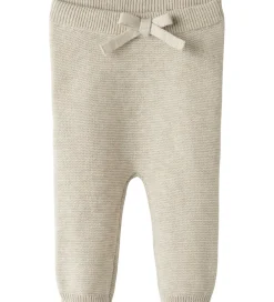 Leggings-Name It Leggings - Strik - NbfOda - Peyote Melange