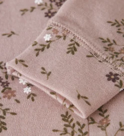 Name It Leggings*Leggings - Uld - NbfWillow - Shadow Gray/Long Flower