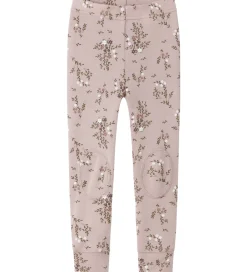 Leggings-Name It Leggings - Uld - NmfWillow - Shadow Gray/Long flowers