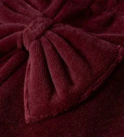 Leggings-Name It Leggings - Velour - NbfRoxy - Burgundy