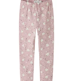 Leggings-Name It Leggins - NmfDavina - AOP - Keepsake Lilac/Yin Yang Cats