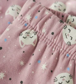 Leggings-Name It Leggins - NmfDavina - AOP - Keepsake Lilac/Yin Yang Cats