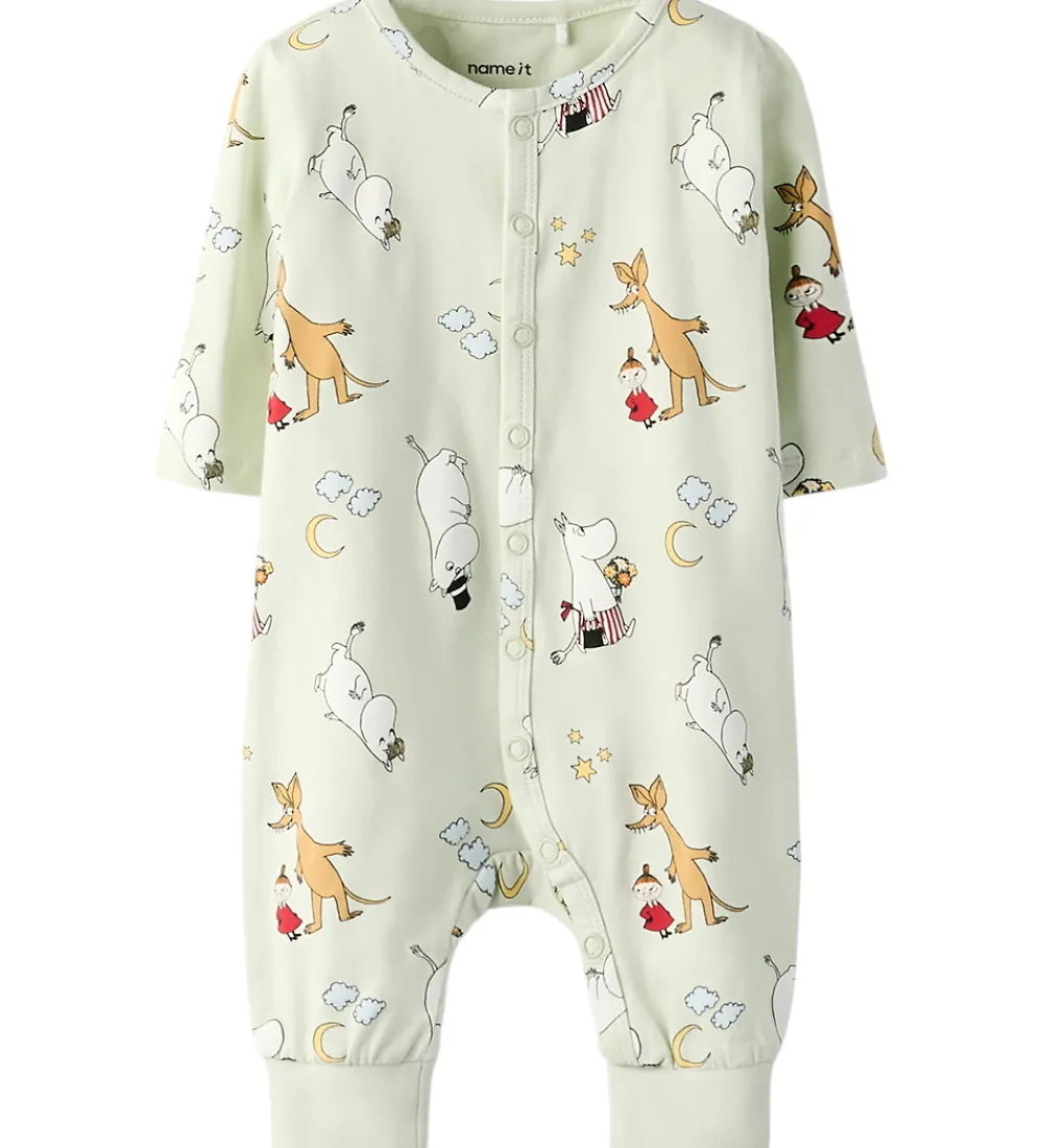 Nattøj-Name It Natdragt - NbnSelper - Moomin - Pale Aqua