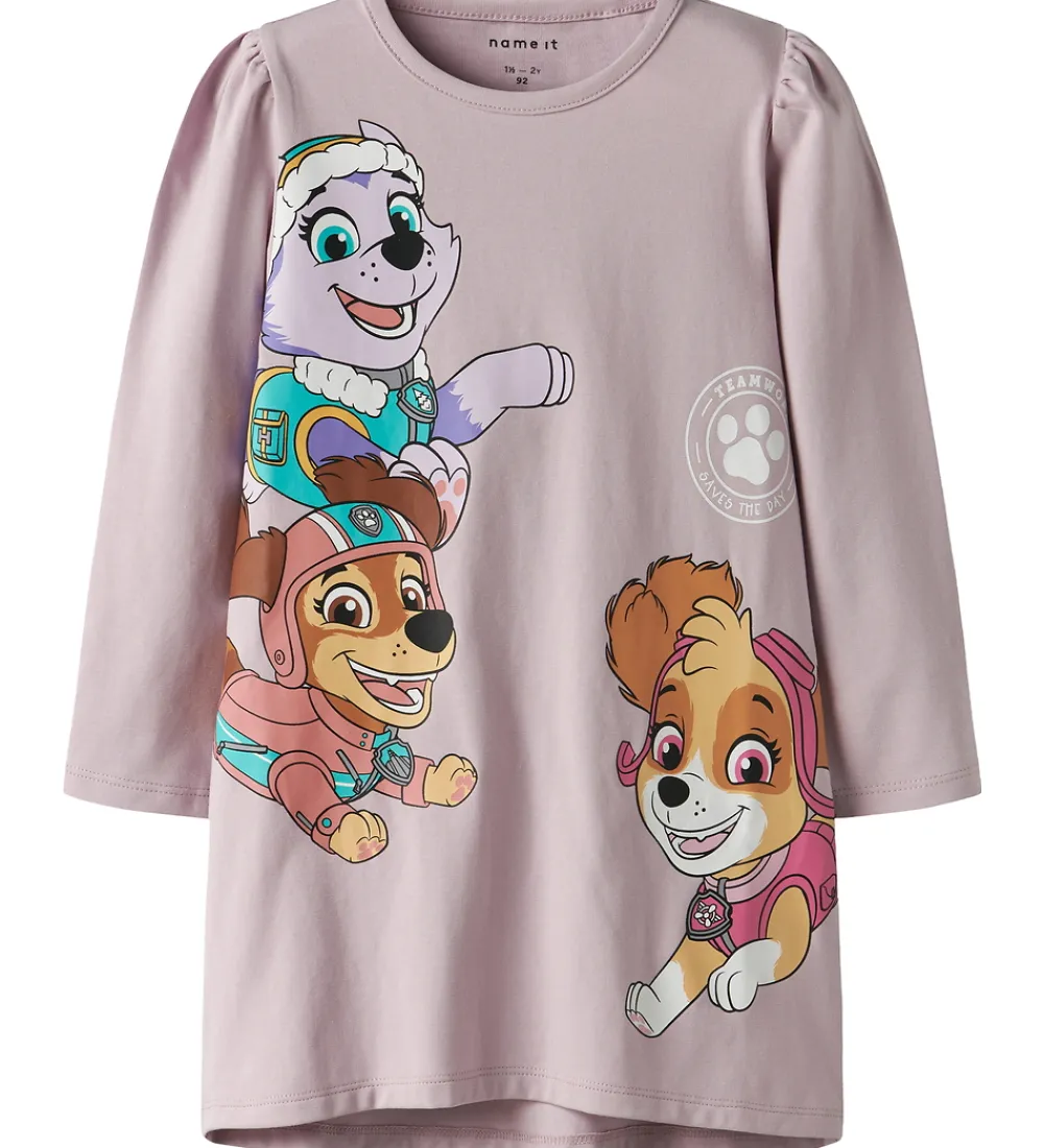 Name It Nattøj*Natkjole - NmfNanna - Paw Patrol - Keepsake Lilac