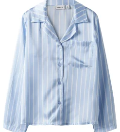 Name It Nattøj*Natskjorte - Satin - NkfRuth - Kentucky Blue