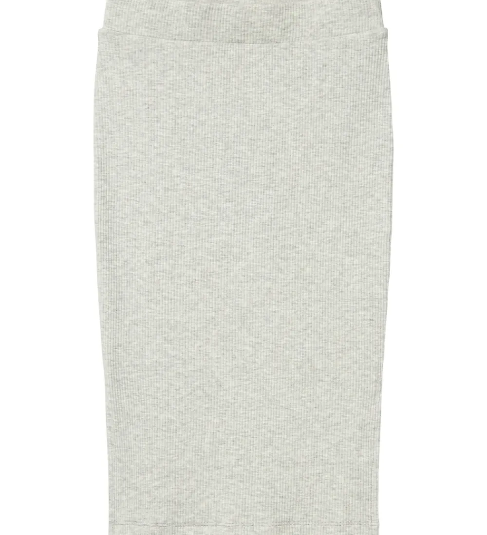 Name It Nederdele*Nederdel - Rib - NkfHeljaya - Light Grey Melange