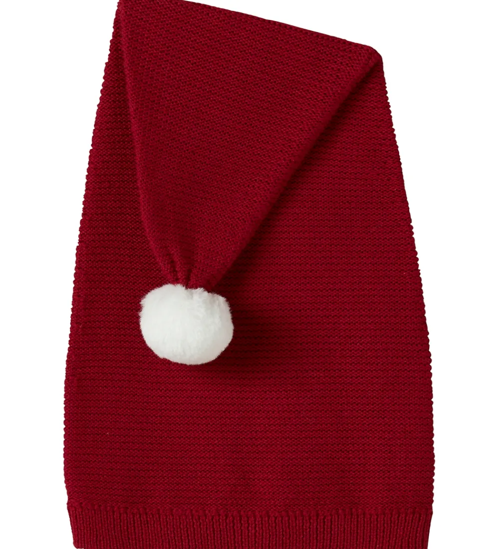 Huer Og Hatte-Name It Nissehue - Strik - NmnRinjaha - Jester Red/Solid No Lure