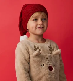 Huer Og Hatte-Name It Nissenue - Strik - NmnRinjah - Jester Red/W. Red Lurex