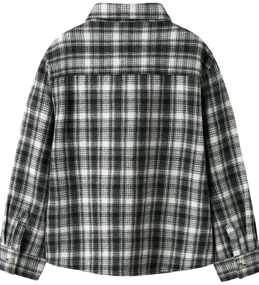 Skjorter-Name It Overshirt - NkmRaming - Sort