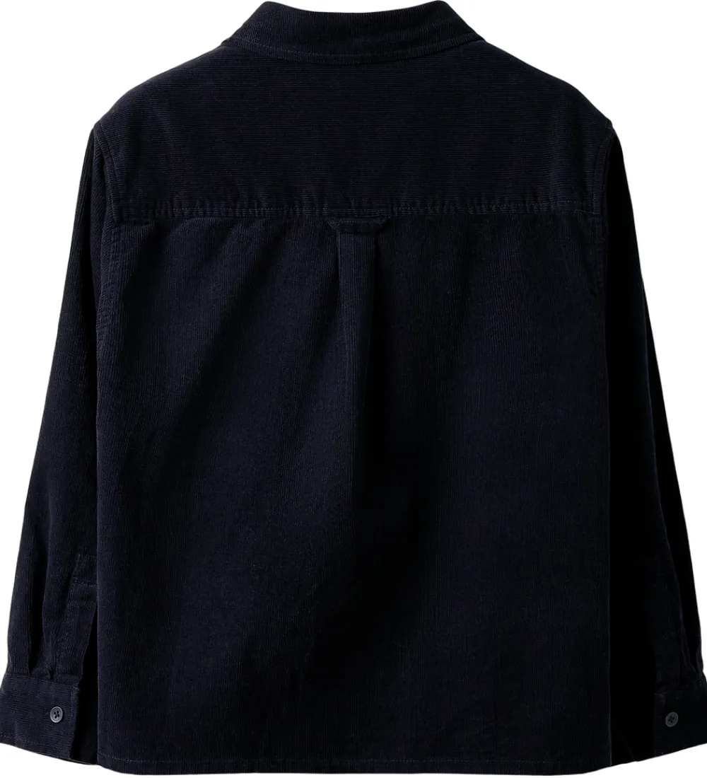 Name It Skjorter|Juletøj*Overshirt - NkmRocking - Fløjl - Navy Blazer