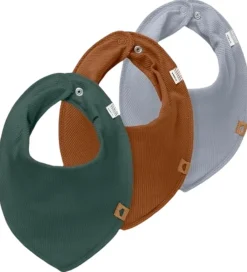 Name It Savlesmække*Savlesmække - 3-pak - Rib - NbmYasim - Grøn/Blå/Brun
