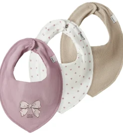 Name It Spisetid|Savlesmække*Savlesmække - Rib - NbfYvette - 3-pak - Keepsake Lilac/C