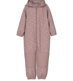 Softshell-Name It Shoftshelldragt m. Fleece - Noos - NmfAlfa08 - Woodrose/