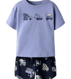 Shorts Og Knickers-Name It Shortssæt - NmmHector - Infinity/W Navy Blazer