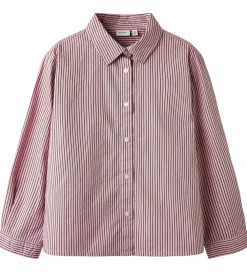Name It Skjorter*Skjorte - NkfSvala - Keepsake Lilac/Burgundy