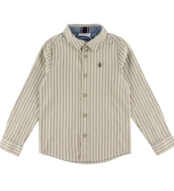 Skjorter-Name It Skjorte - NkmRekid - Island Fossil/Thin Stripe in Delici