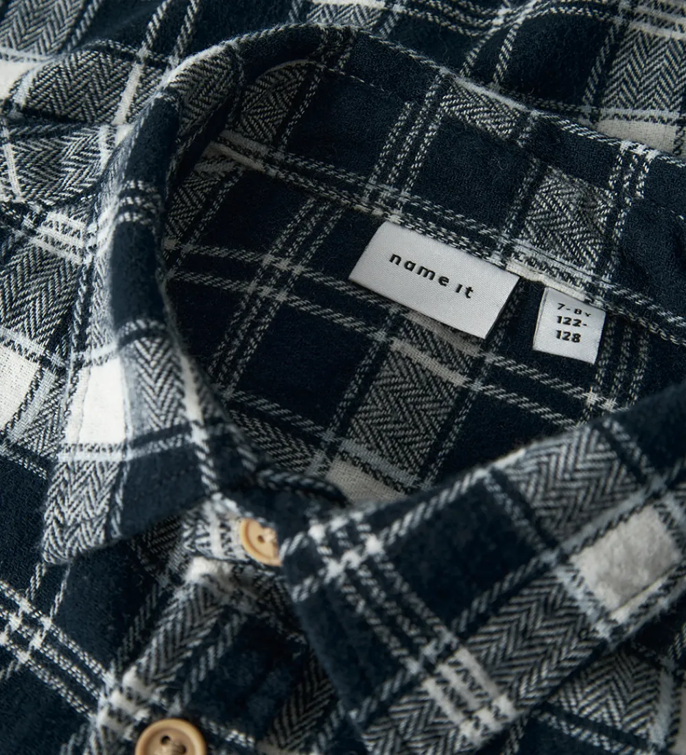 Skjorter-Name It Skjorte - NkmSunda - Navy Blazer