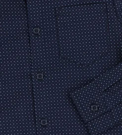 Name It Skjorter|Juletøj*Skjorte - NkmVilfred - Navy Blazer/Dot Kentucky Blue