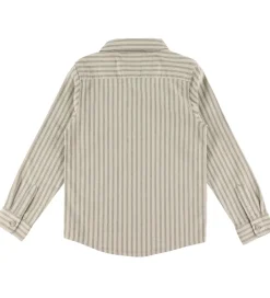 Skjorter-Name It Skjorte - NmmRekid - Island Fossil/Thin Stripe